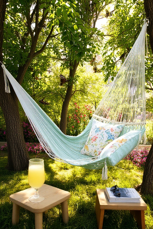 cozy outdoor relaxation nook