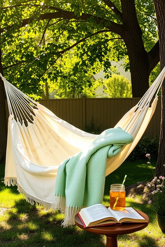 cozy outdoor relaxation spot