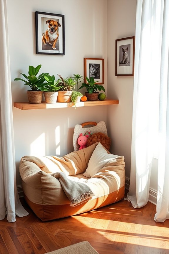 cozy pet corner design