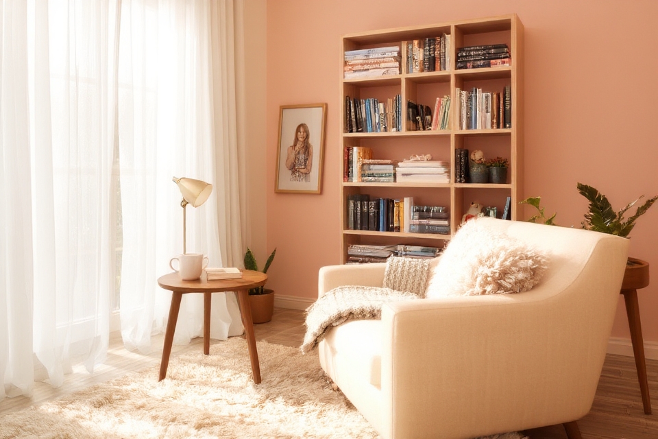 cozy reading nook design