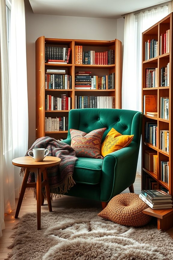 cozy reading nook retreat