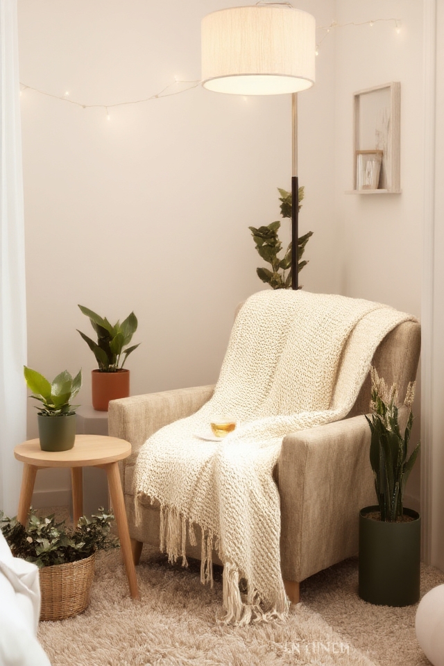 cozy relaxation seating area