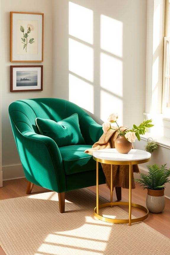 cozy retreat corner arrangement