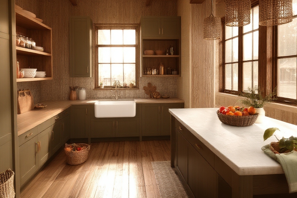 cozy rustic farmhouse aesthetics