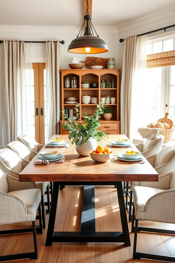 cozy rustic farmhouse tables