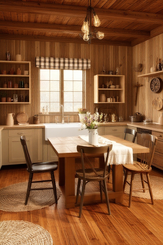 cozy rustic kitchen design