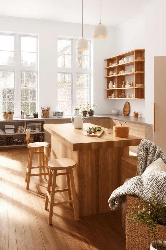 cozy scandinavian kitchen design