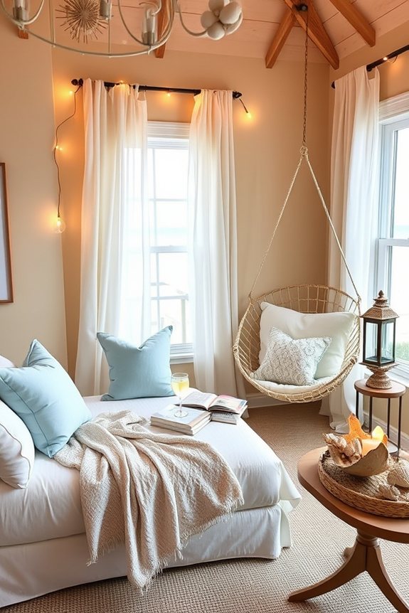 cozy seaside relaxation nook