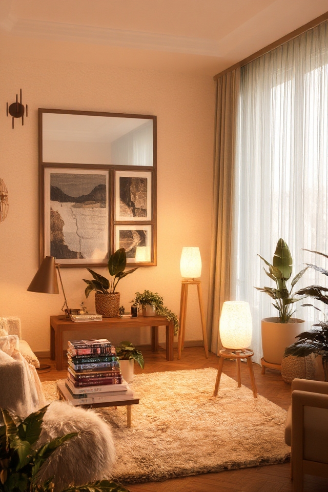 cozy small living ambience