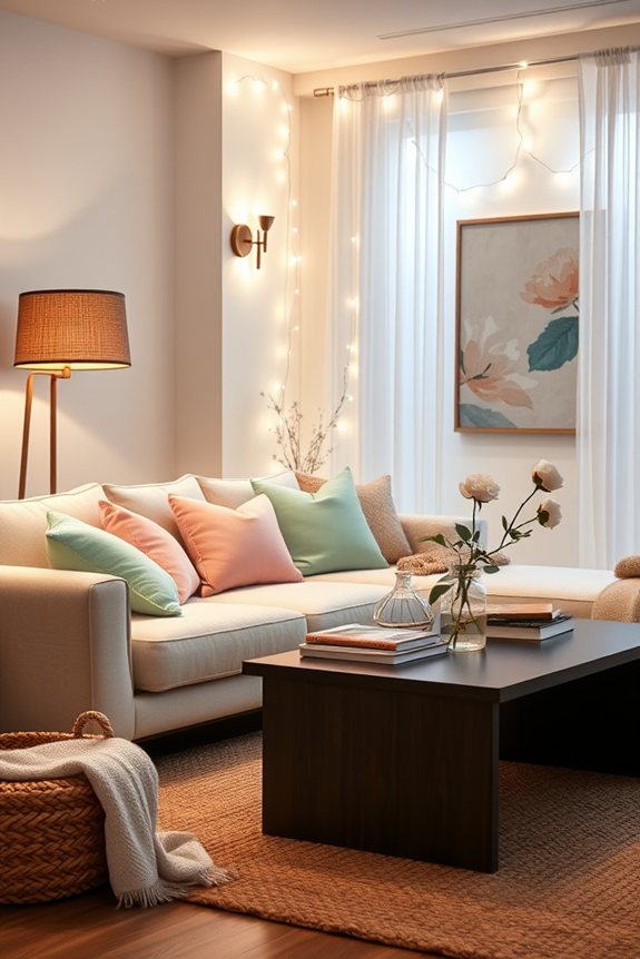 cozy soft lighting ambiance