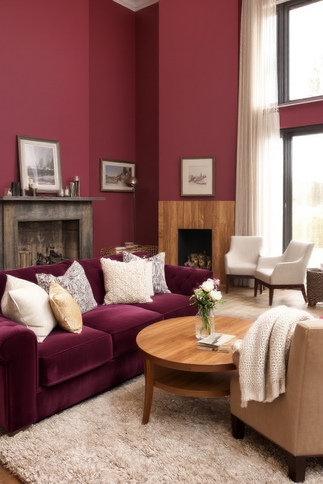 cozy sophisticated living room