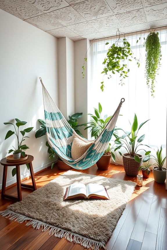 cozy space saving hammock chairs
