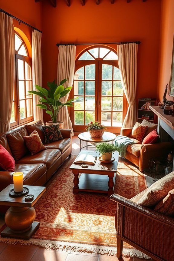 cozy spanish living room