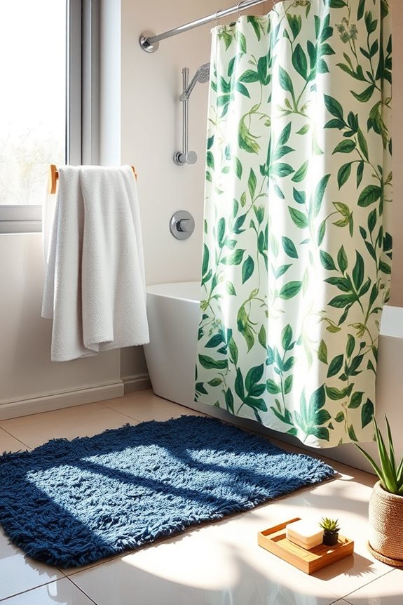 cozy textile bathroom d cor