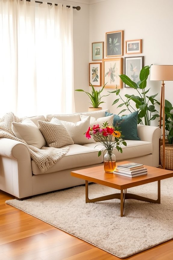 cozy textiles enhance comfort