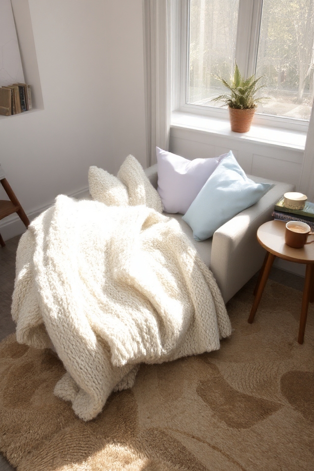 cozy textiles enhance dorm comfort