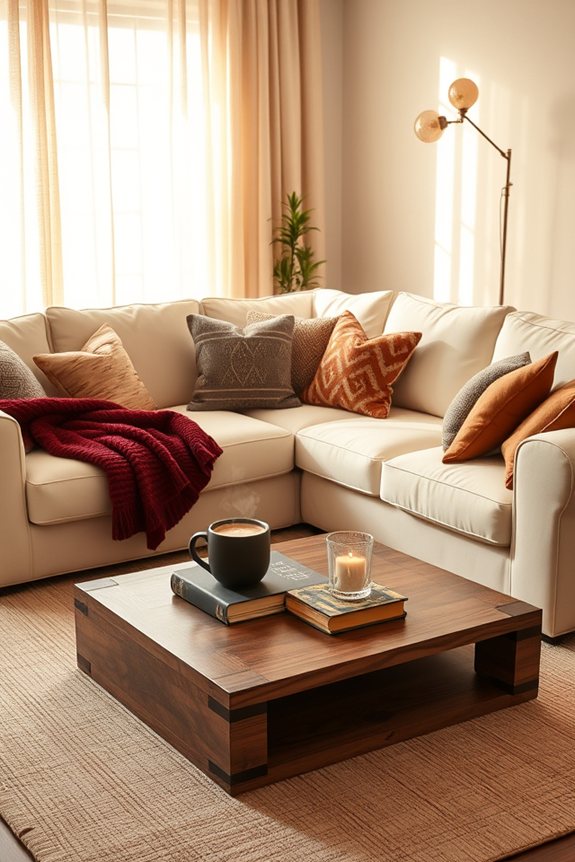 cozy textiles for comfort