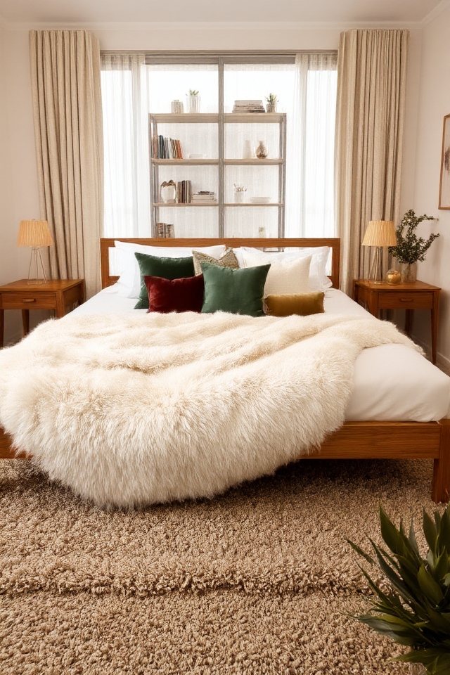 cozy textiles for comfort