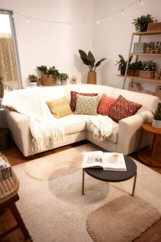 cozy textiles for comfort