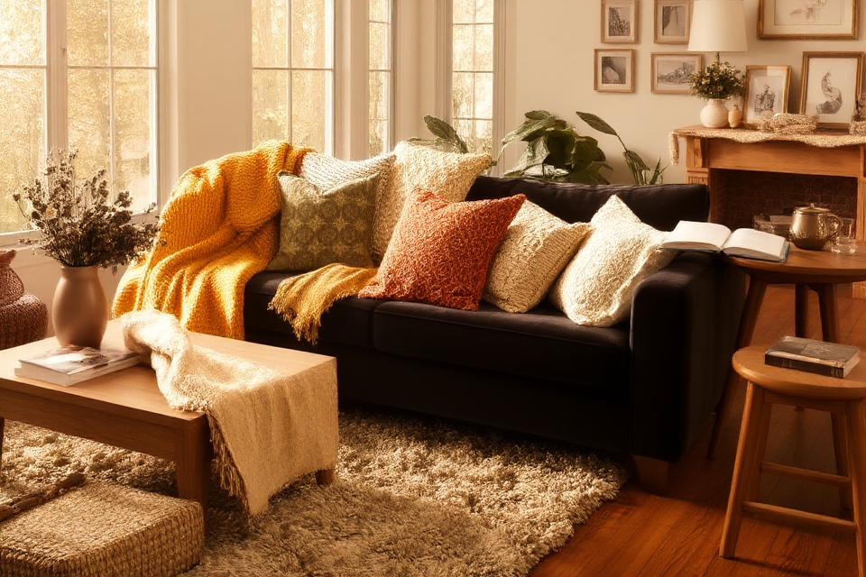 cozy textures enhance relaxation