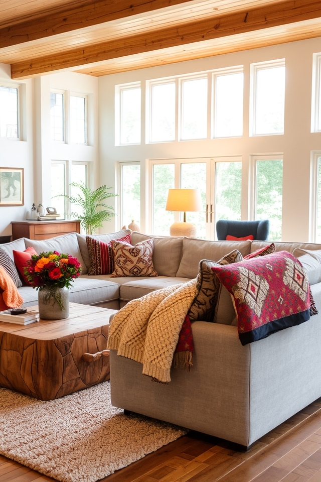 cozy throws and pillows