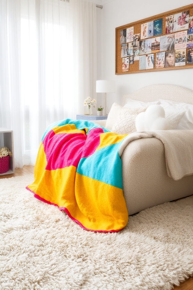 cozy vibrant throw blankets