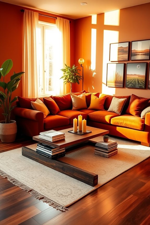 cozy warm color palette