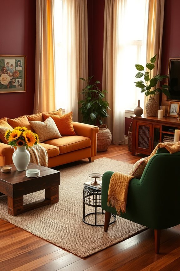 cozy warm color palette