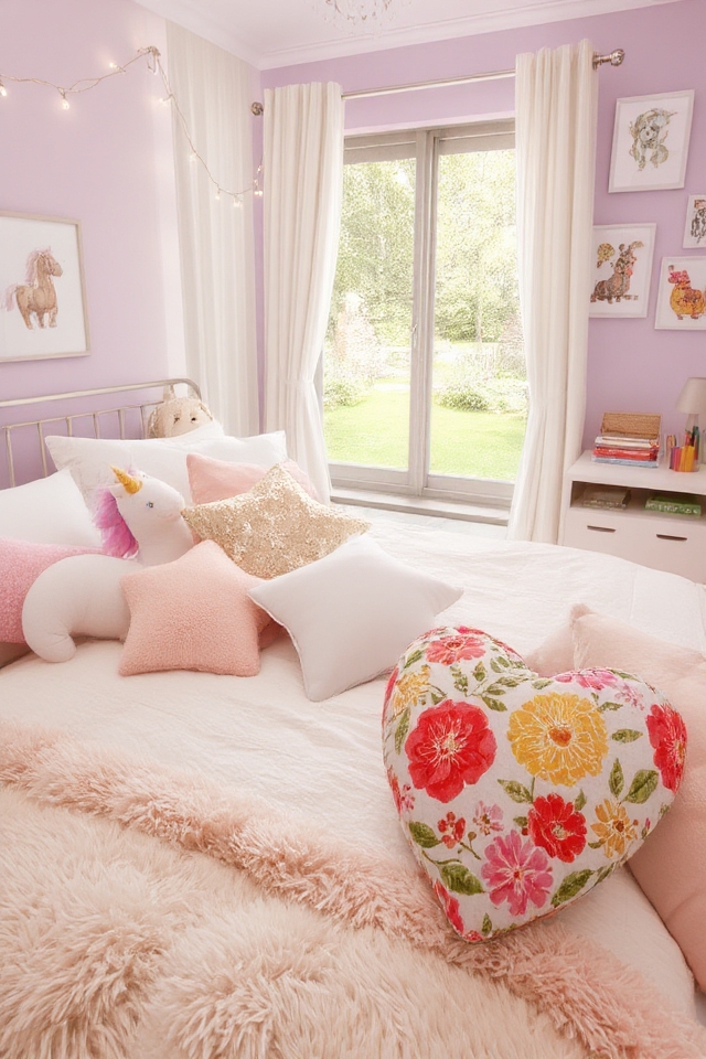 cozy whimsical decorative pillows