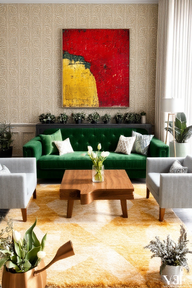 create a vibrant focal point