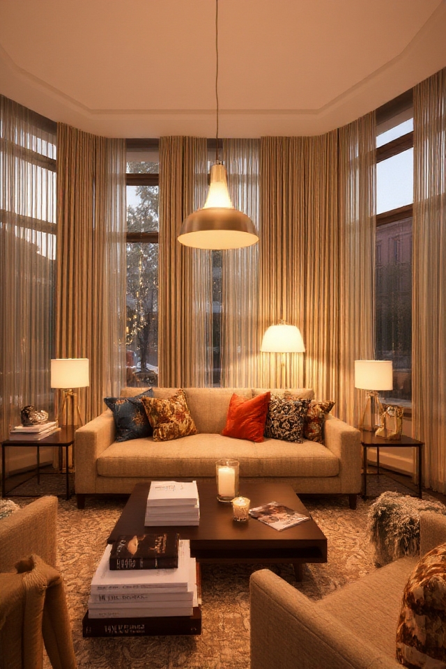 create ambiance with lighting