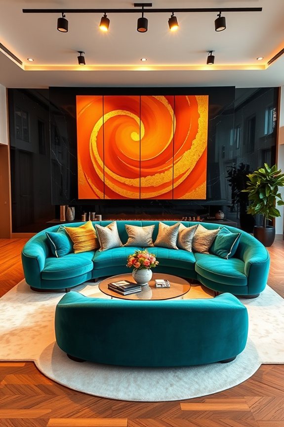 create captivating living room