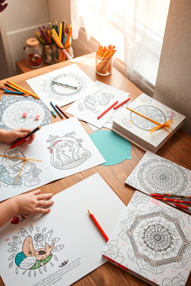 create personalized coloring books