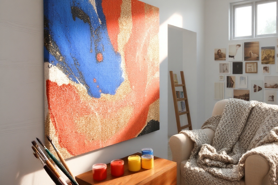 creative diy canvas art
