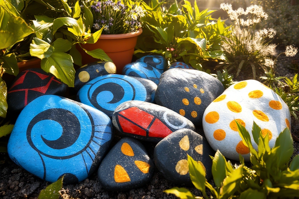 creative diy painted stones
