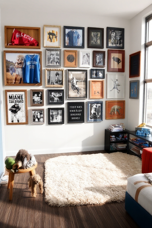 creative interests showcase wall