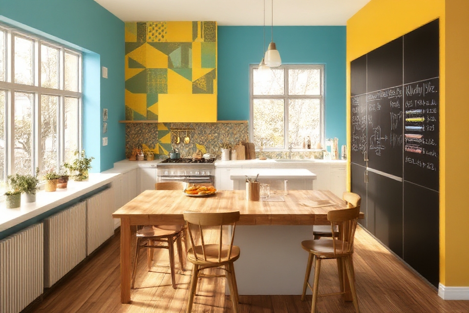 creative kitchen wall designs
