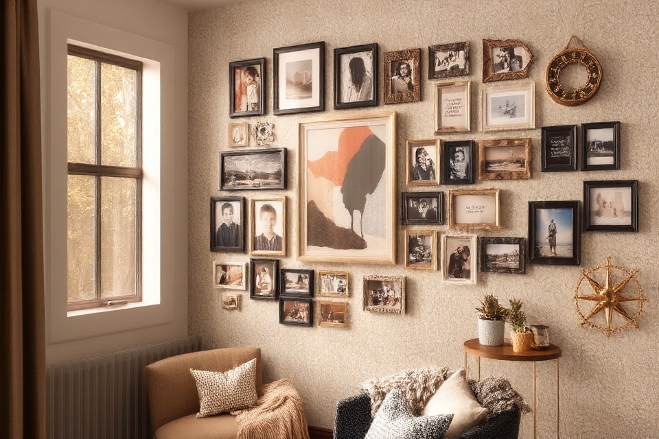 creative memory display wall