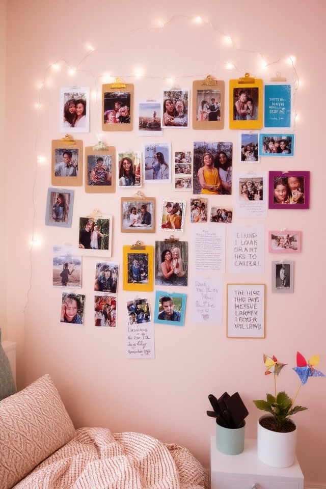 creative memory wall display