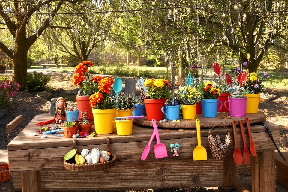 creative mud kitchen decor