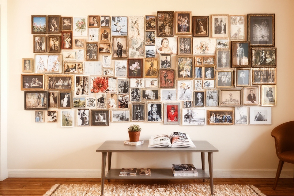 creative personal wall display