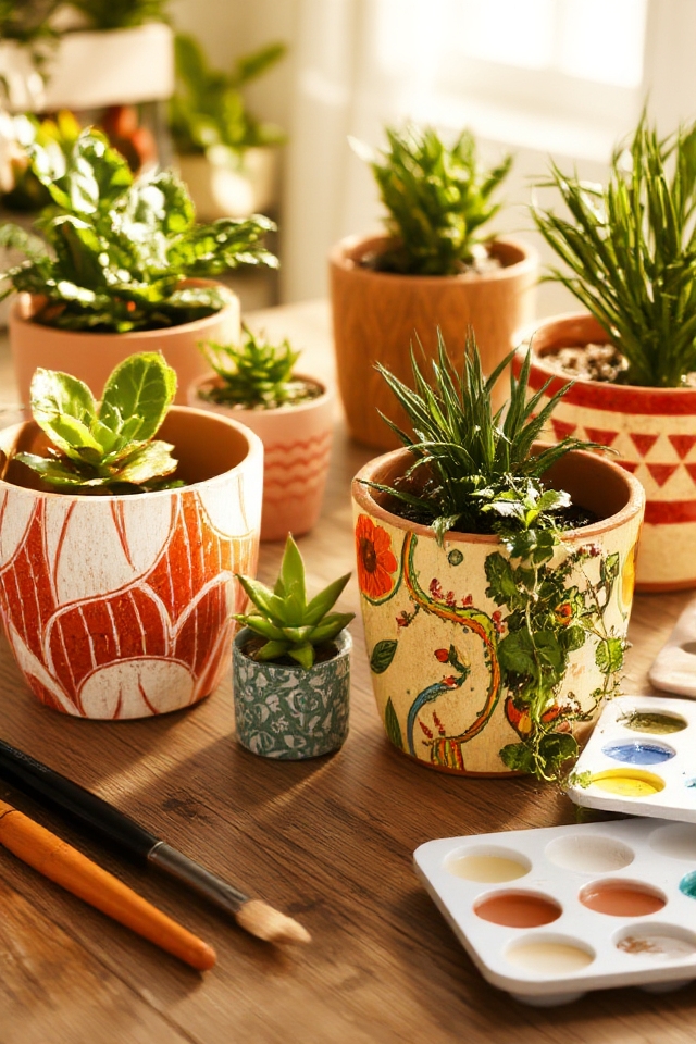 creative personalized plant pots