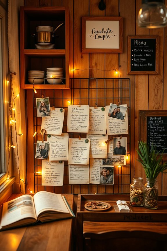 culinary memories decorative display