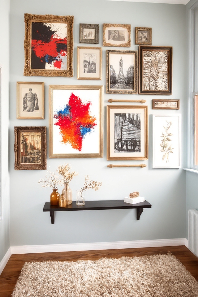 curate unique gallery wall