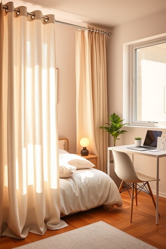 curtains as flexible dividers