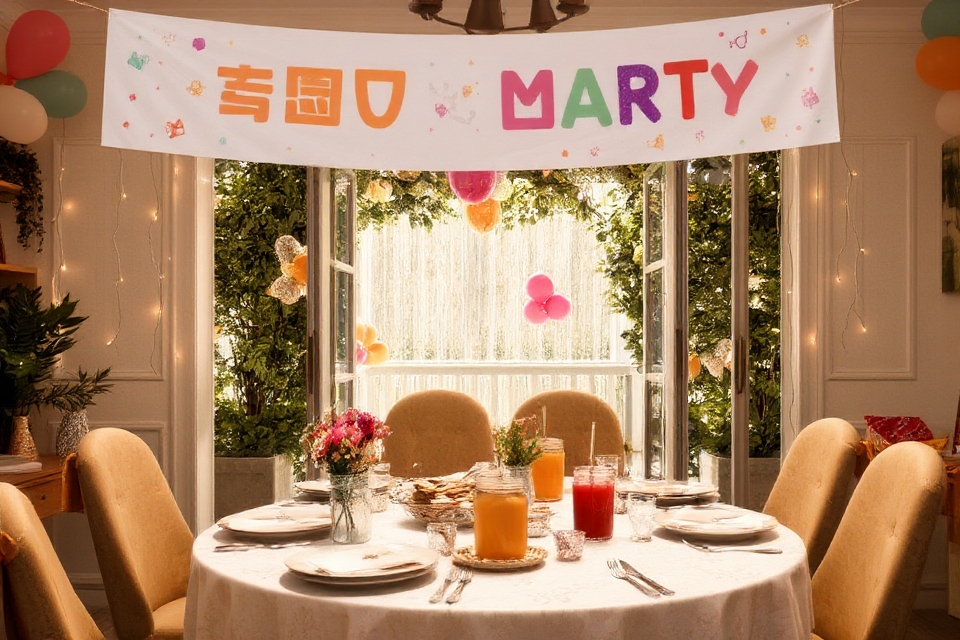custom banners enhance parties