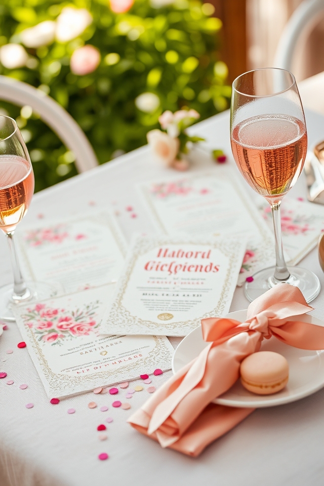 custom invitations for friendship