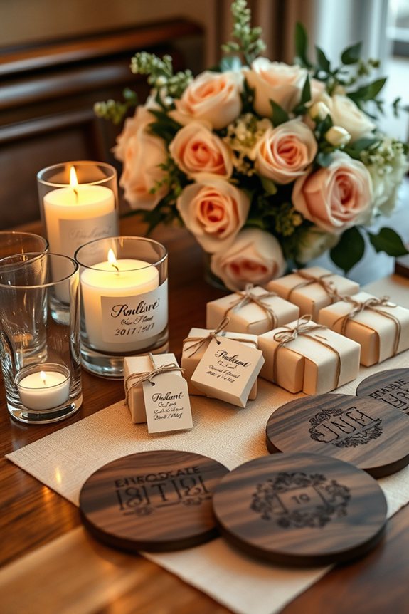 custom personalized wedding favors