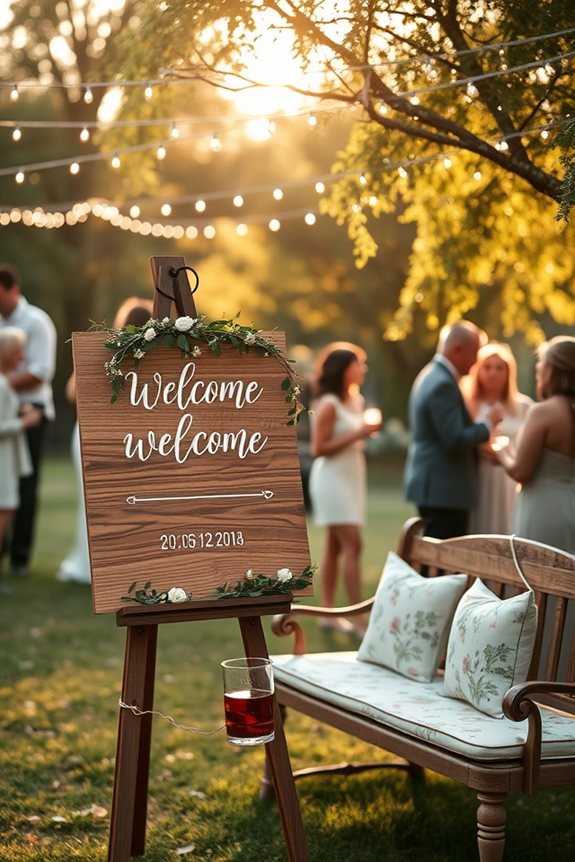 customizable wedding welcome signs