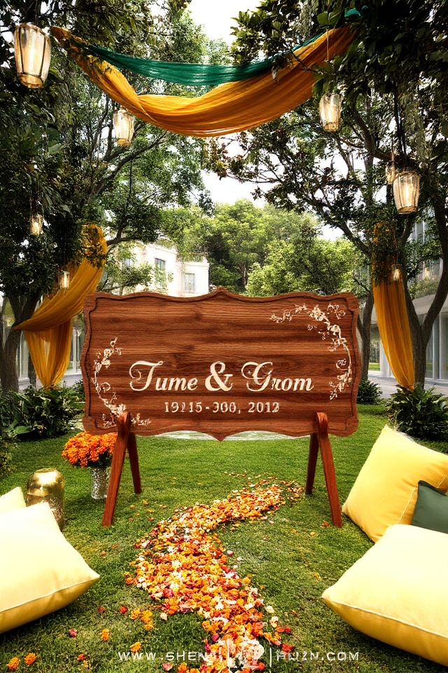 customized signage enhances decor